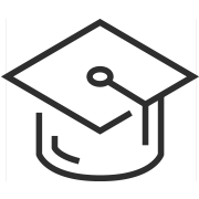 icono sombrero de graduación